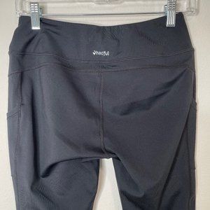 Handful Wi-Thi Mid-Rise Pocketed Legging Tight Running Workout Booya Black